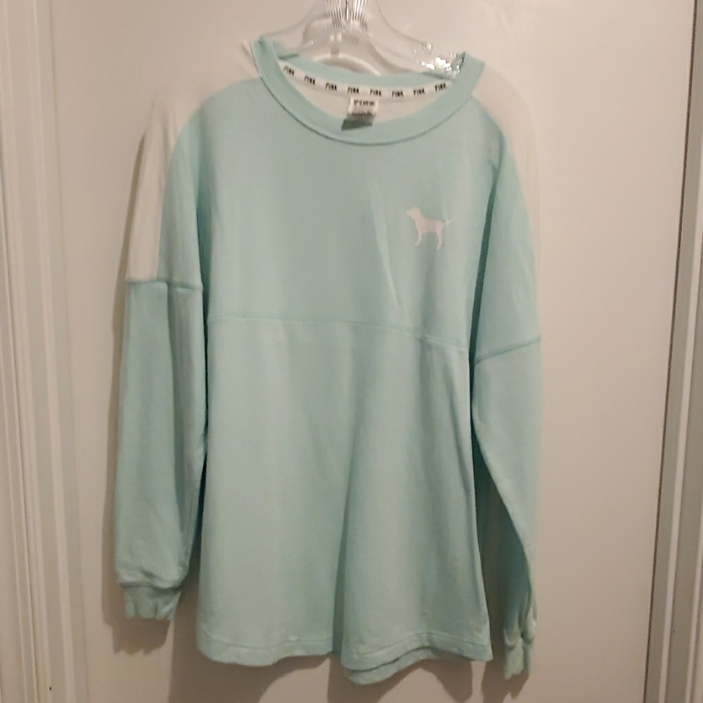 Mint Green Pink Shirt